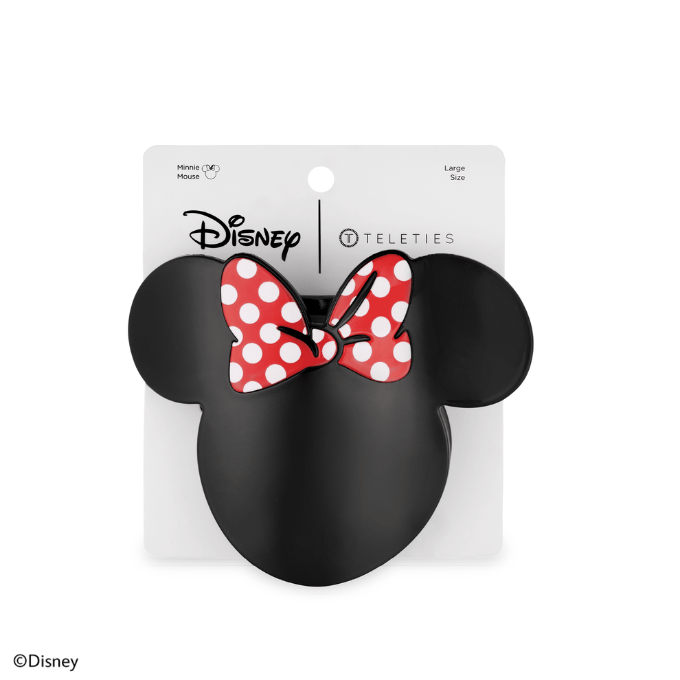 Disney: Minnie Mouse Shaped Large Flat Hair Clip - Hair Clips - TELETIES
