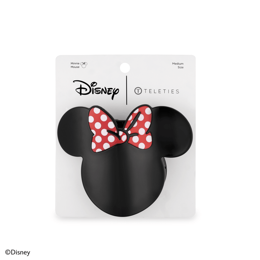 Disney: Minnie Mouse Shaped Medium Flat Hair Clip - Hair Clips - TELETIES
