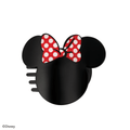 Disney: Minnie Mouse Shaped Small Flat Hair Clip in Black - Small