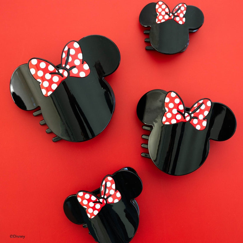TELETIES - Disney: Minnie Mouse Shaped Tiny Flat Hair Clip in Black - Tiny - Image 5