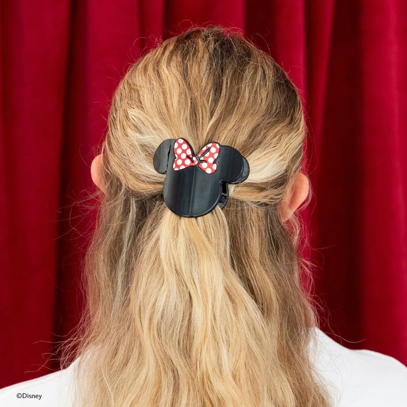 TELETIES - Disney: Minnie Mouse Shaped Tiny Flat Hair Clip in Black - Tiny - Image 3