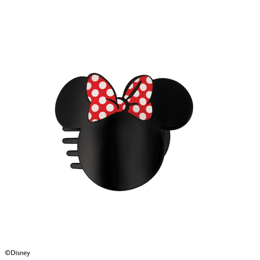 Disney: Minnie Mouse Shaped Tiny Flat Hair Clip in Black - Tiny