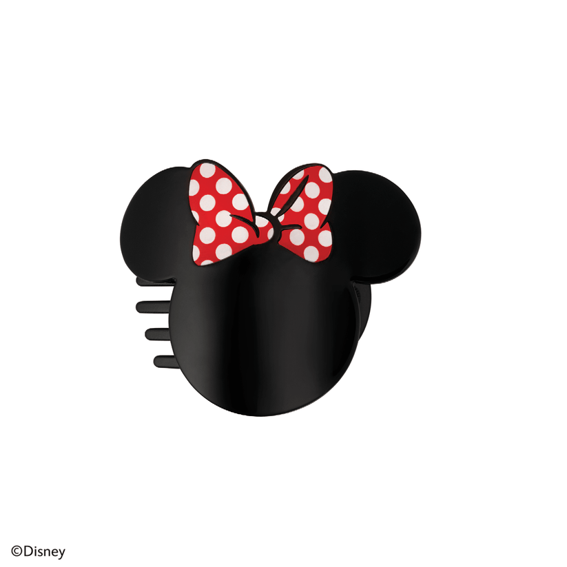 TELETIES - Disney: Minnie Mouse Shaped Tiny Flat Hair Clip in Black - Tiny - Image 1