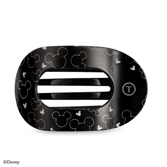 Disney Spotlight Large Flat Round Hair Clip in Black - Large