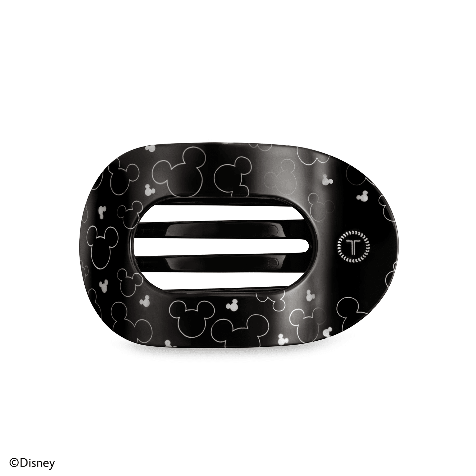 Disney Teleties Mickey Mouse The Flat Hair Clip 3 in Package Black NIP Teleties Disney: Mickey Mouse Shaped | Tiny | Flat Hair Clip  main image 3