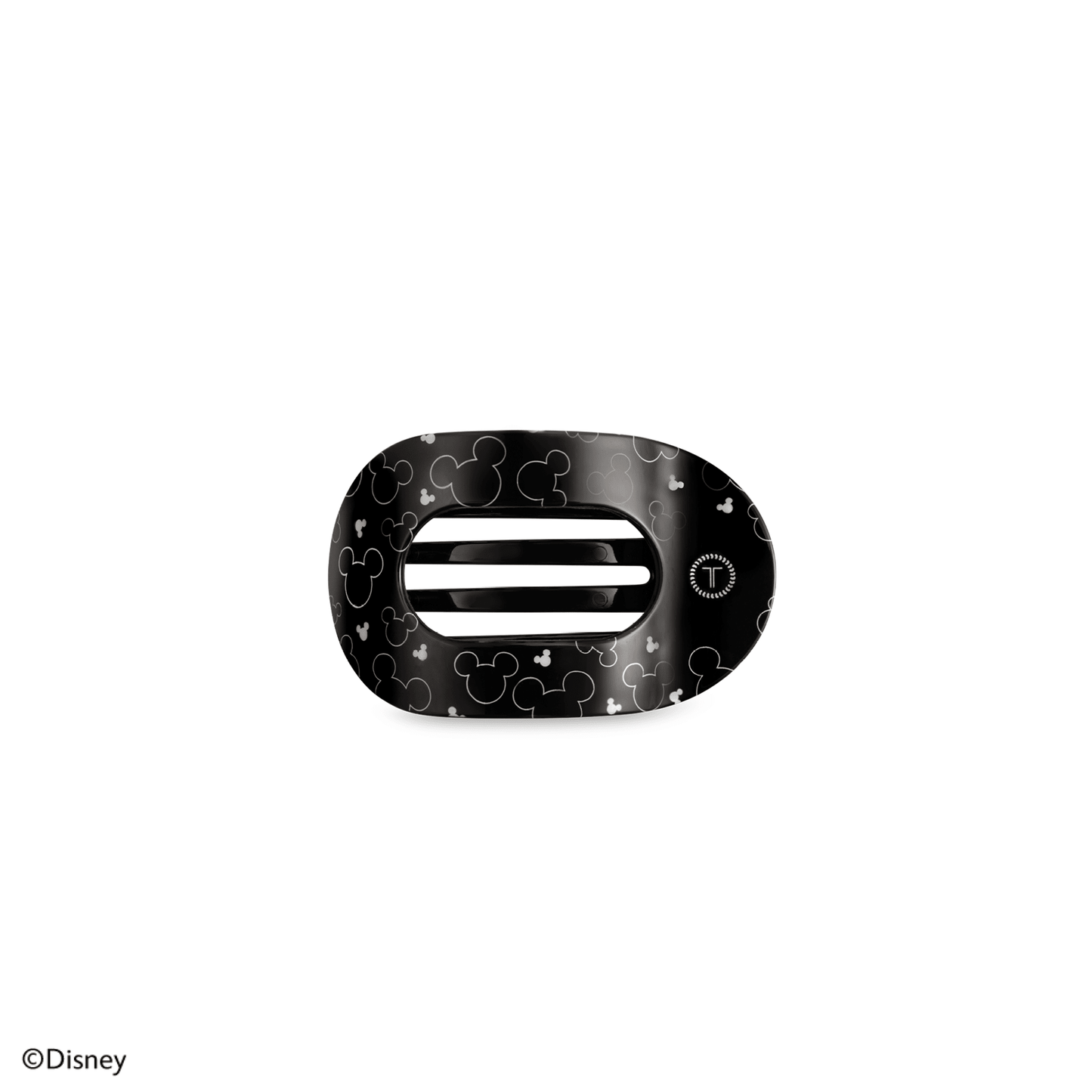 TELETIES - Disney Spotlight Tiny Flat Round Hair Clip in Black - Tiny
