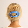 TELETIES - Donald Duck Large Flat Round Hair Clip in Blue - Large - Image - 4