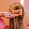 Dreamsicle Medium Flat Rectangle Hair Clip - Hair Clips - TELETIES

