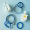 TELETIES - Drop It Like a Dreidel Mix Pack Hair Ties in Blue  White - Mix Pack - Image - 5