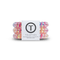 Eat Glitter for Breakfast Large Hair Ties
                in Blue Pink Purple Yellow Rainbow - Large
            