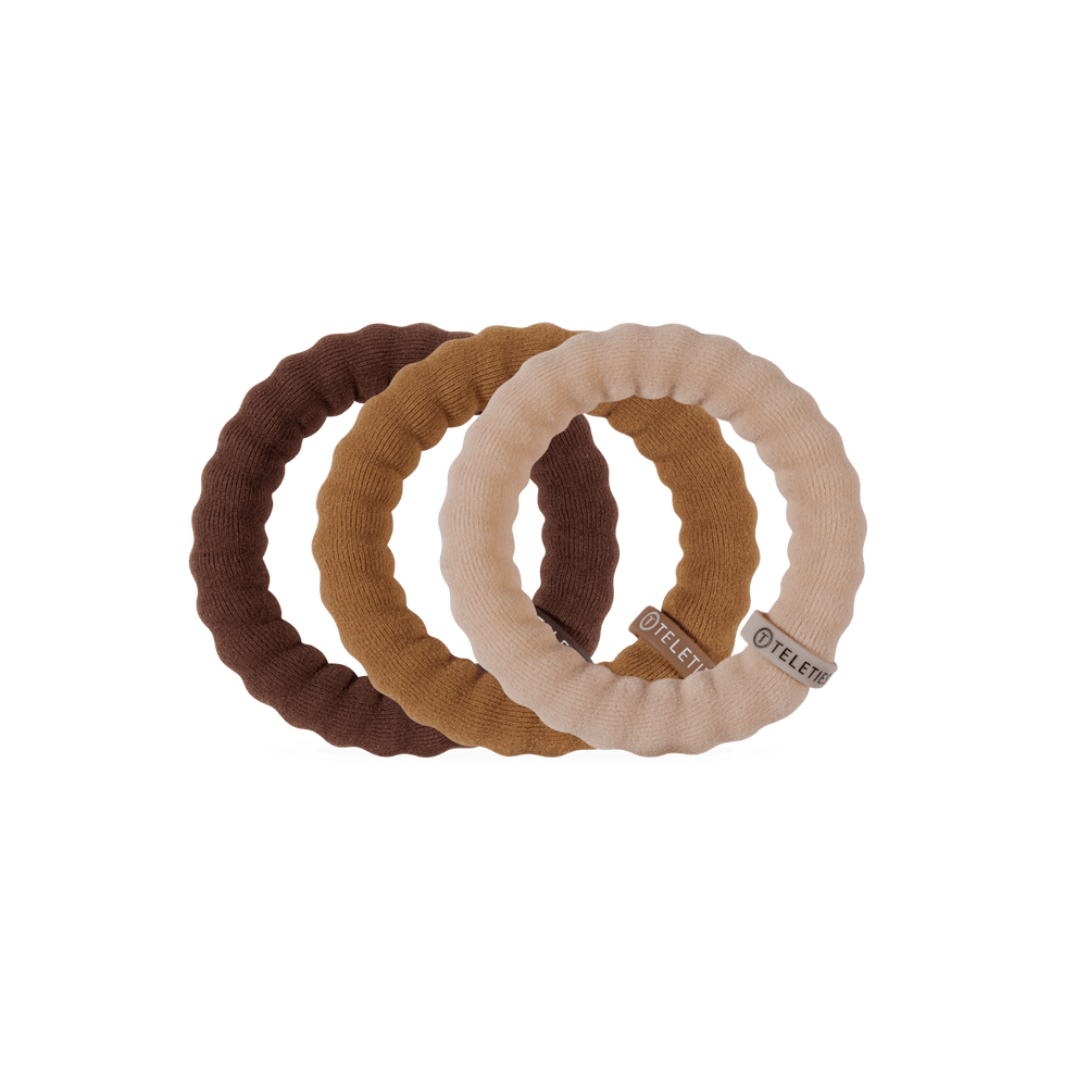 Espresso Yourself Large Nylon Hair Ties - Hair Ties - TELETIES
