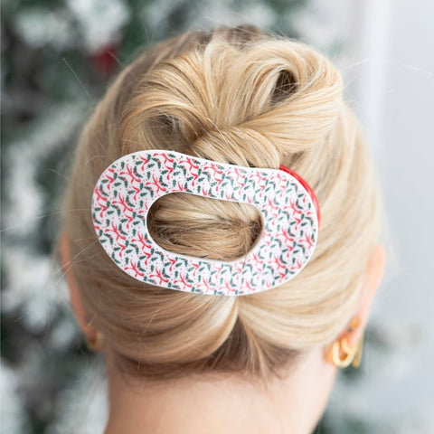 Festive Feels Large Flat Round Hair Clip