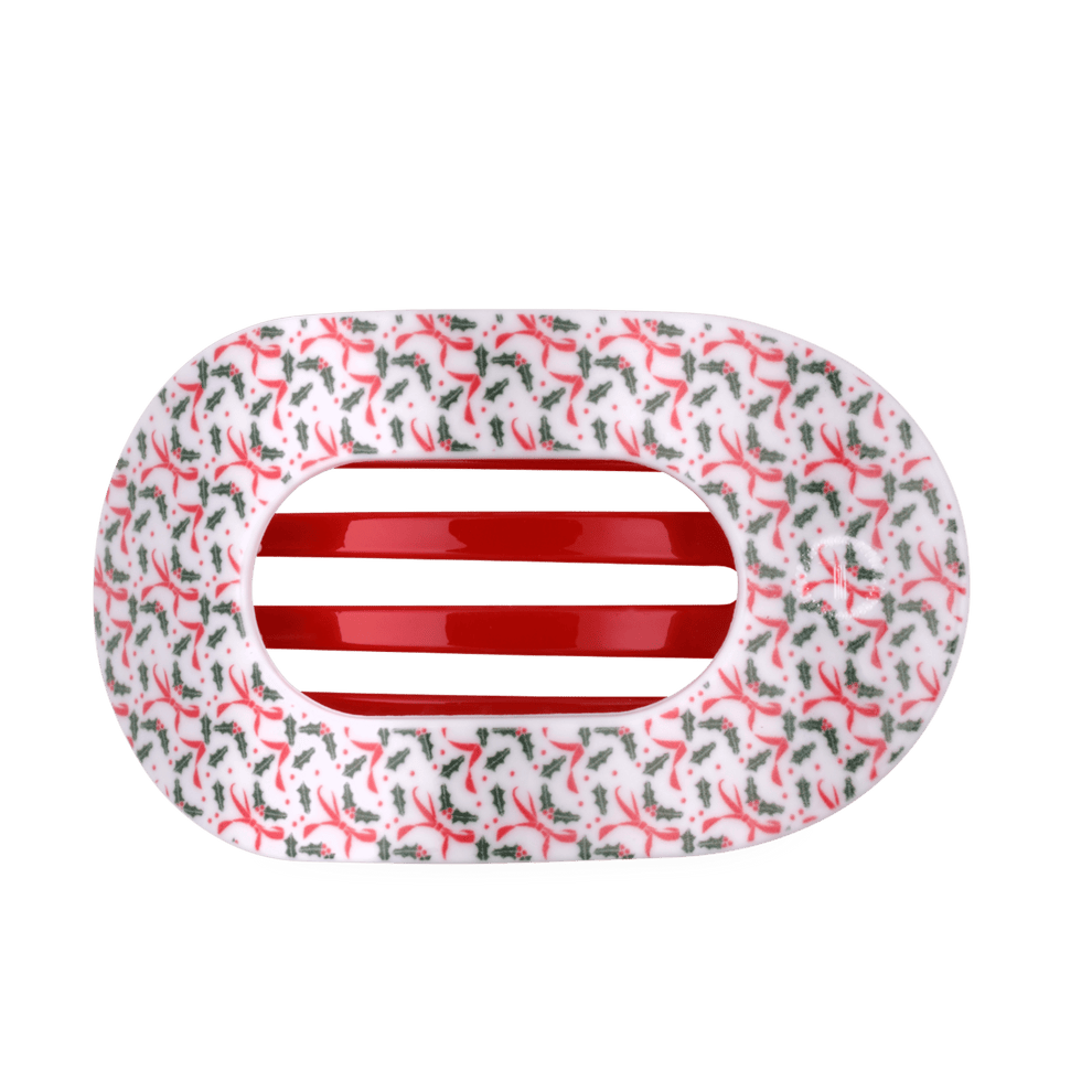 Festive Feels Large Flat Round Hair Clip - Hair Clips - TELETIES
