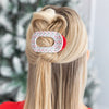 Festive Feels Small Flat Round Hair Clip - Hair Clips - TELETIES
