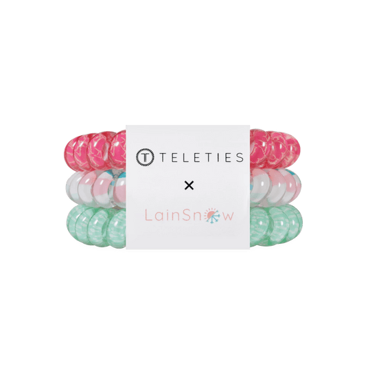 Fin-tastic Large Hair Ties
                in Pink - Large
              