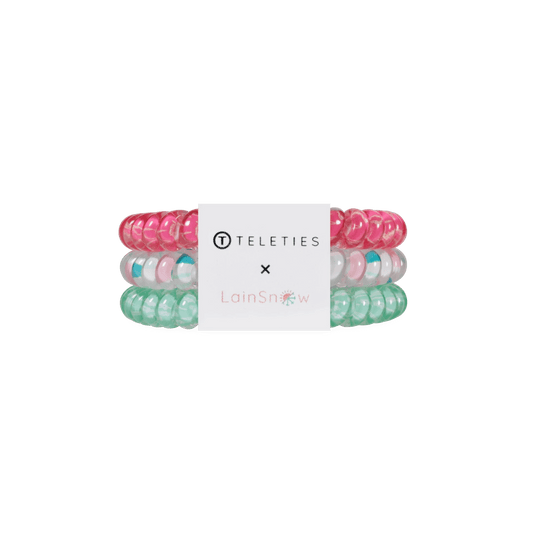 Fin-tastic Small Hair Ties
                in Pink - Small
              