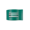 TELETIES - Fir Real Small  Flat Rectangle Hair Clip in Green - Small - Image - 1