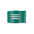 Fir Real Small  Flat Rectangle Hair Clip in Green - Small