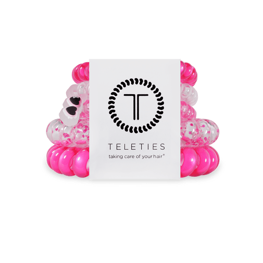 Flirt Alert Mix Pack Hair Ties in Pink - Mix Pack