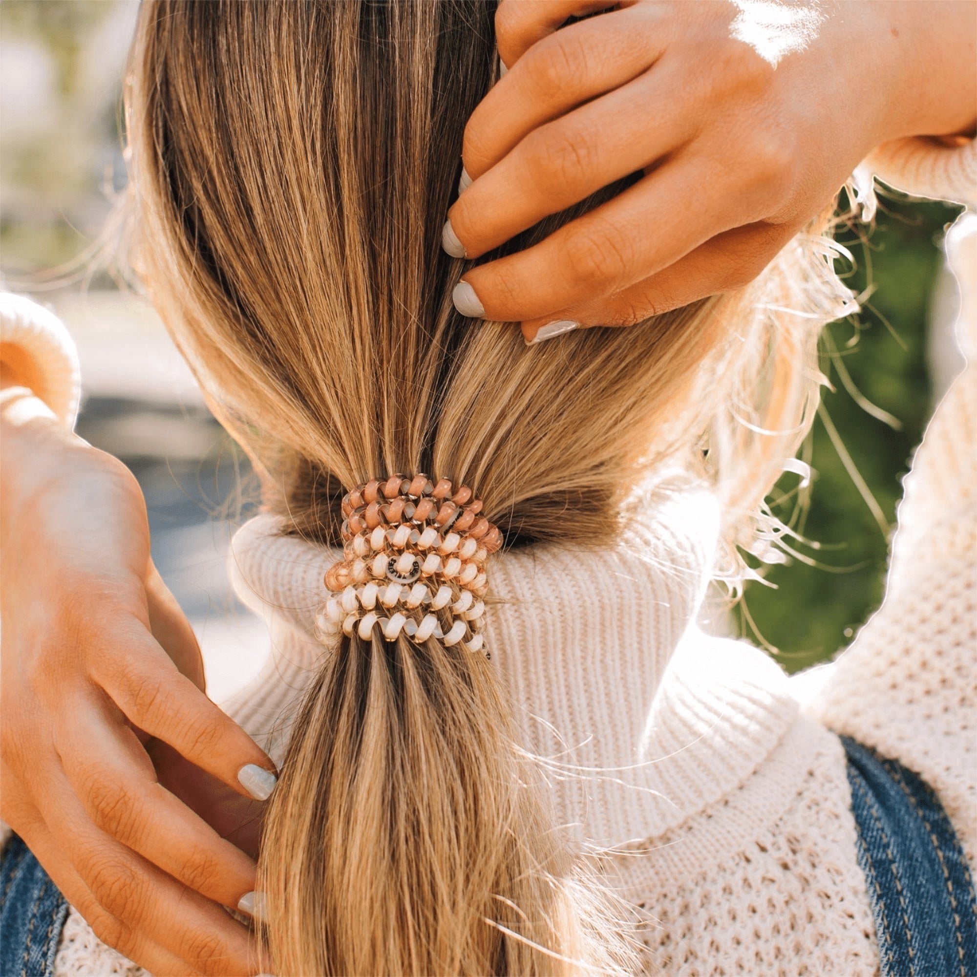 Irregular Ties 、sho Love it 6枚セット For the Love of Nudes Small Hair Ties in Yellow and Orange | TELETIES