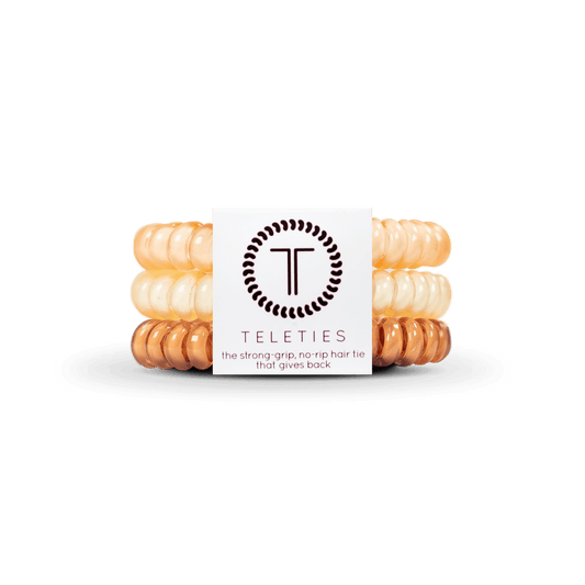 For the Love of Nudes Small Hair Ties in Yellow Orange - Small