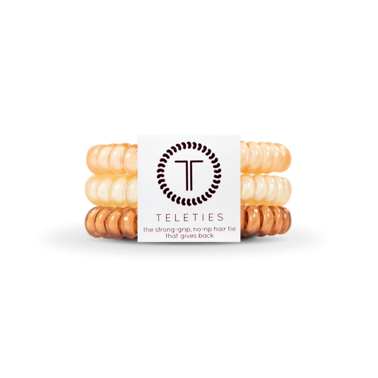 For the Love of Nudes Small Hair Ties in Yellow Orange - Small