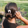 French Hair Pin Almond Beige - Hair Clips - TELETIES
