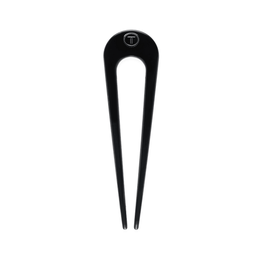 French Hair Pin Jet Black
                in Black - One Size
              