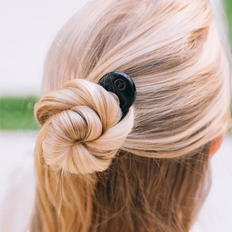 French Hair Pin Jet Black - Hair Clips - TELETIES
