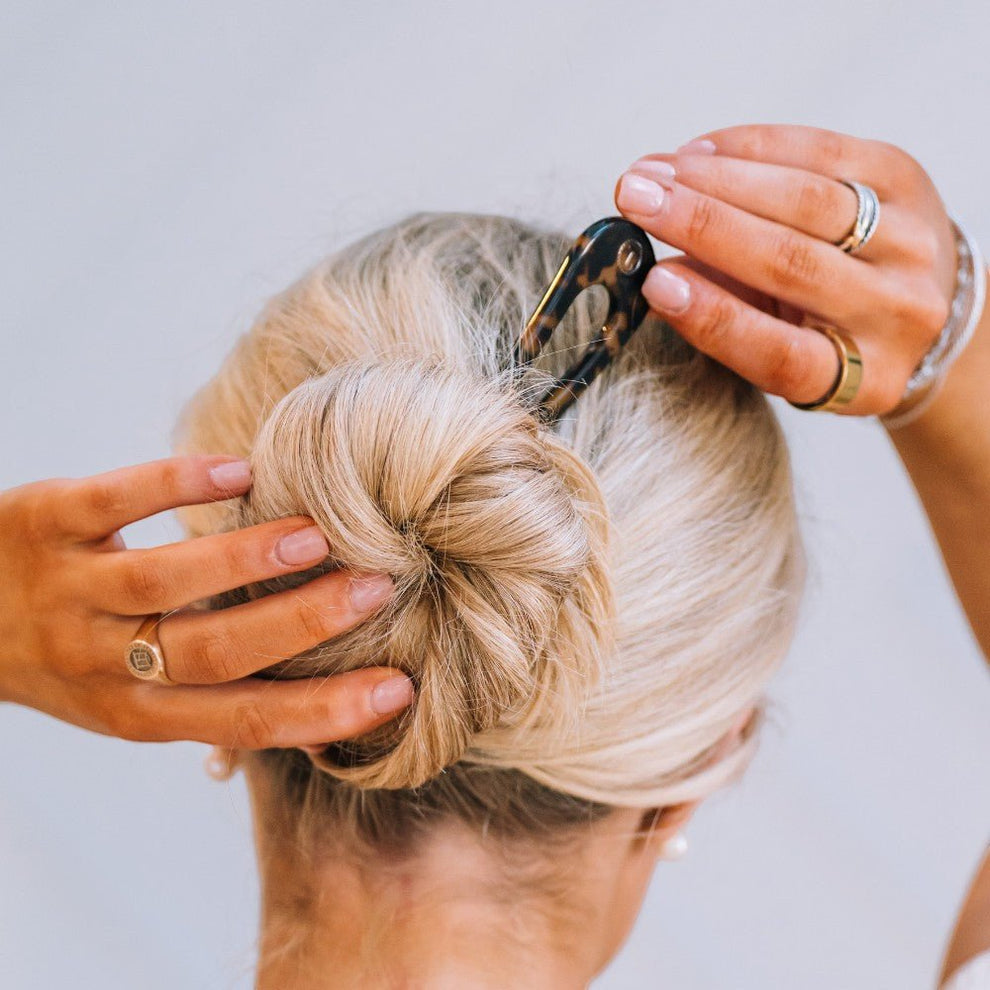 French Hair Pin Tortoise - Hair Clips - TELETIES
