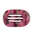 Garden Glam Large Flat Round Hair Clip
                in Pink - Large
            