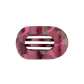 Garden Glam Medium Flat Round Hair Clip
                in Pink - Medium
            