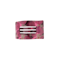 Garden Glam Small Flat Rectangle Hair Clip
                in Pink - Small
            