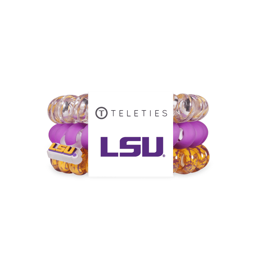 Geaux Tigers! Large Hair Ties - Hair Ties - TELETIES
