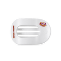 Geaux Tigers! Medium Flat Round Hair Clip in White Purple Gold - Medium