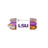 TELETIES - Geaux Tigers! Small Hair Ties in Puple Gold - Small - Image - 1