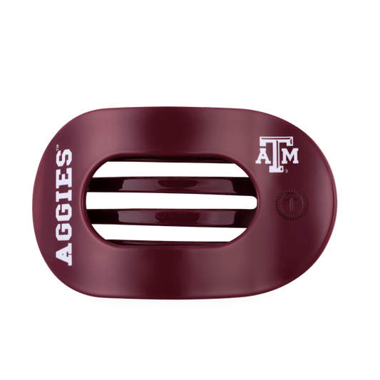 Gig' Em! Large Flat Round Hair Clip
                 - Large
              