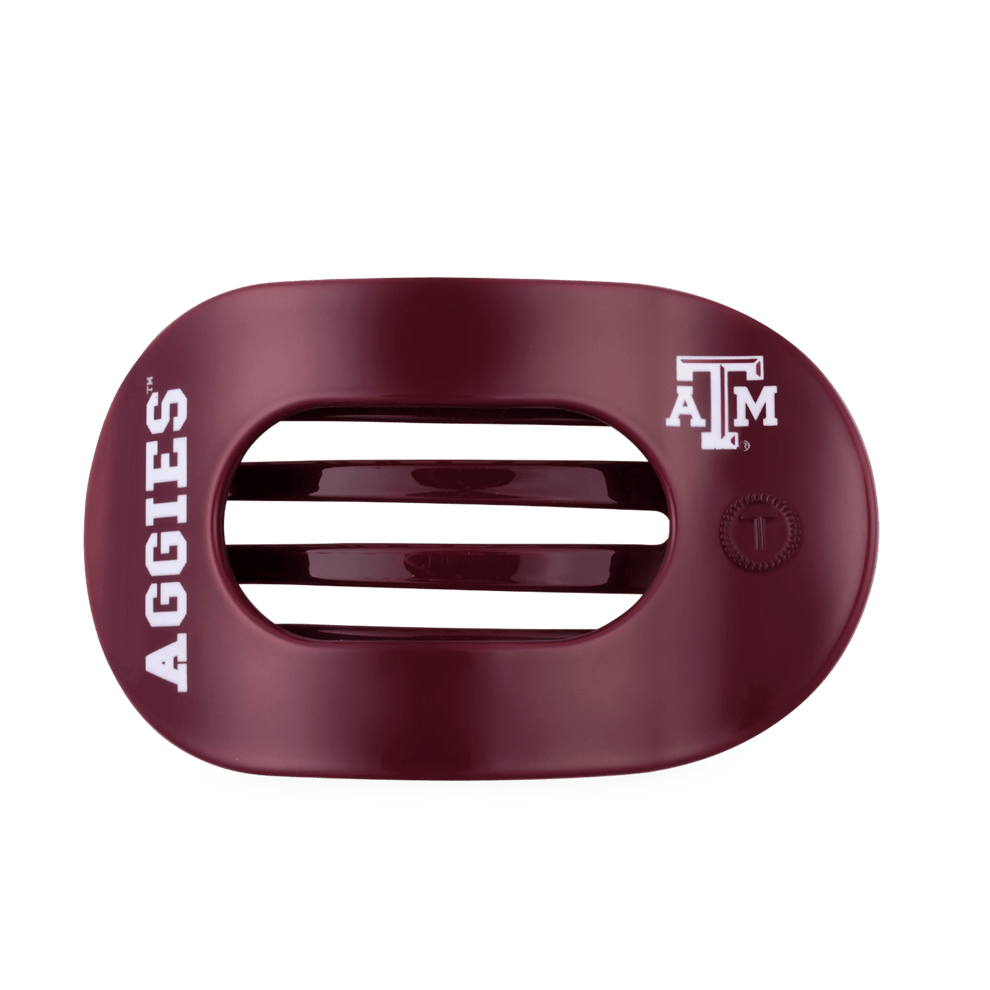 Gig' Em! Large Flat Round Hair Clip - Hair Clips - TELETIES

