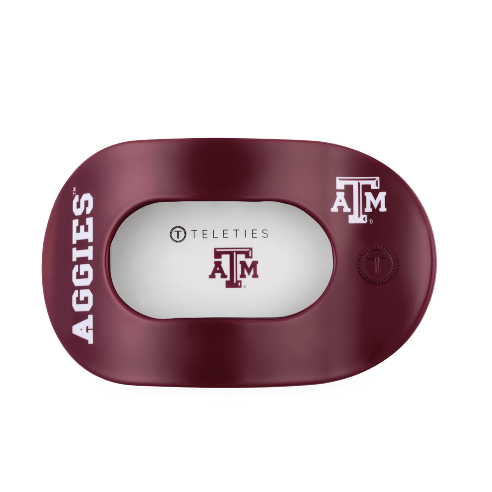 Gig' Em! Large Flat Round Hair Clip - Hair Clips - TELETIES
