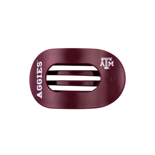 Gig 'Em! Medium Flat Round Hair Clip
                 - Medium
              