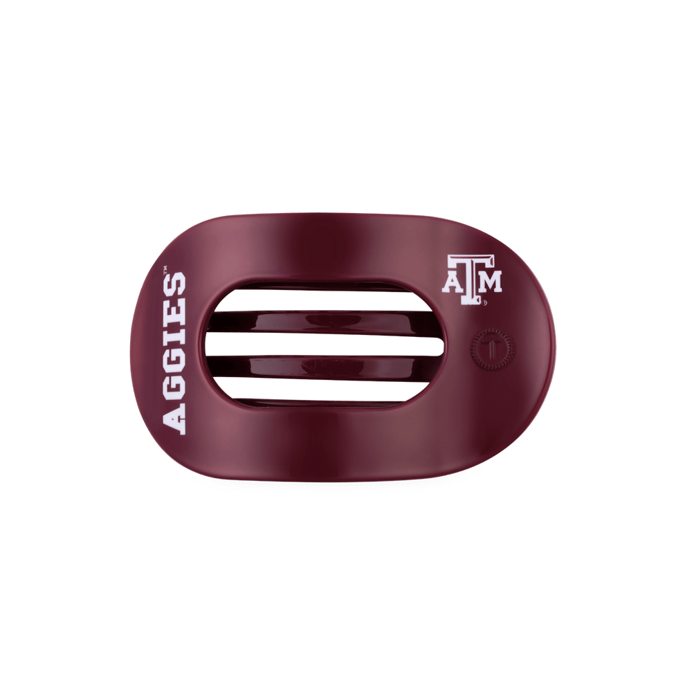 Gig 'Em! Medium Flat Round Hair Clip - Hair Clips - TELETIES
