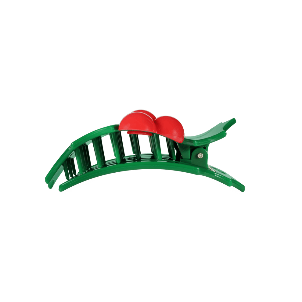 Glitter Holly Leaves Flat Hair Clip - Hair Clips - TELETIES
