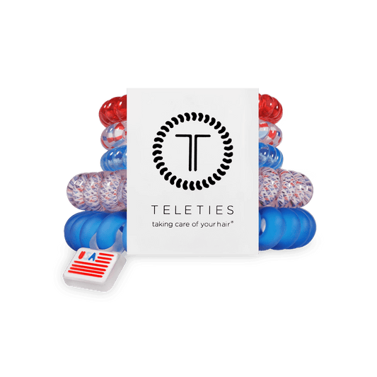 Glory Days Mix Pack Hair Ties
                in Red White Blue - Mix Pack
              