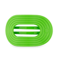 Glow For It Large Flat Round Hair Clip
                in Green Neon - Large
            