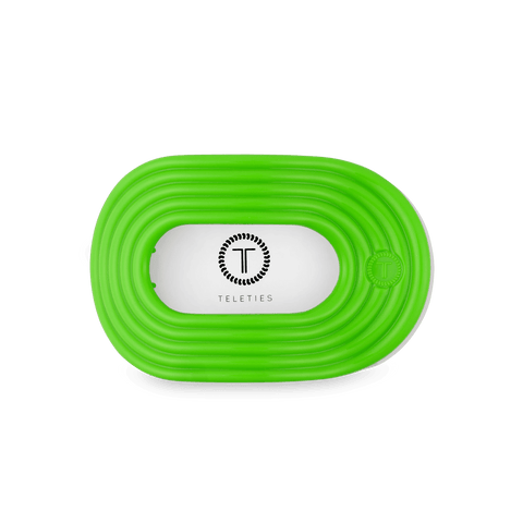 Glow For It Medium Flat Round Hair Clip