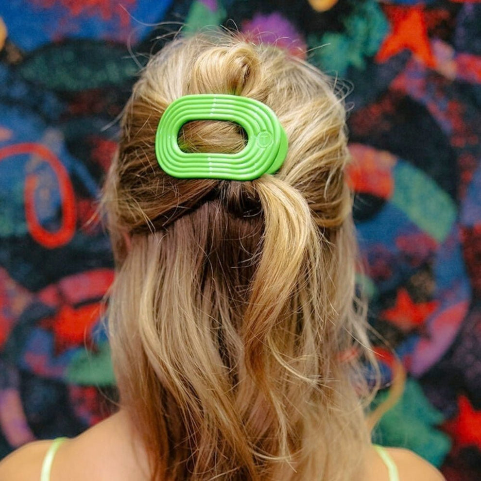 Glow For It Small Flat Round Hair Clip - Hair Clips - TELETIES
