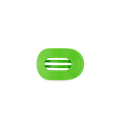 Glow For It Tiny Flat Round Hair Clip
                in Green Neon - Tiny
            