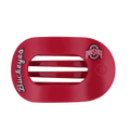 Go Bucks! Large Flat Round Hair Clip
                in Red - Large
            