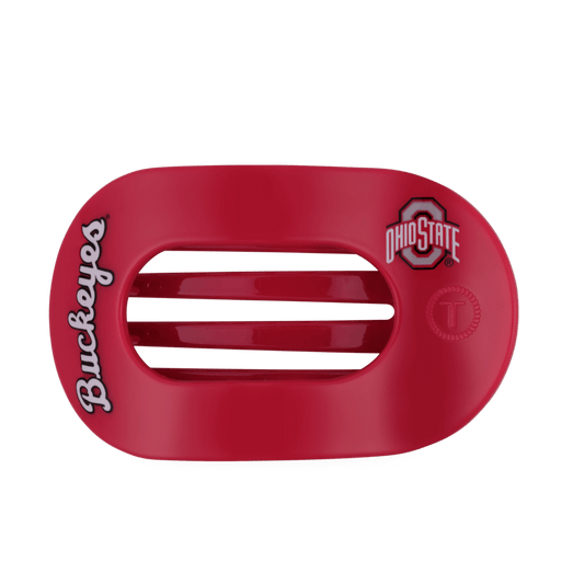 Go Bucks! Large Flat Round Hair Clip
                in Red - Large
              