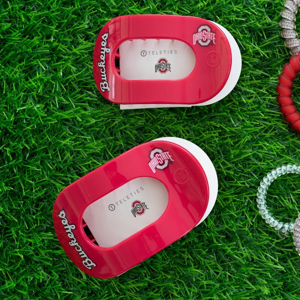 Go Bucks! Large Flat Round Hair Clip - Hair Clips - TELETIES
